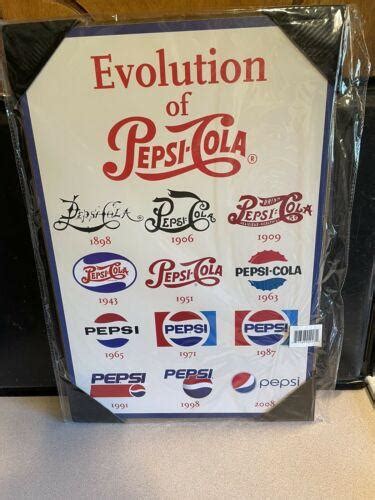 Pepsi- Evolution Of Pepsi Logos 1898-2008. Brand New In Plastic Wrap ...