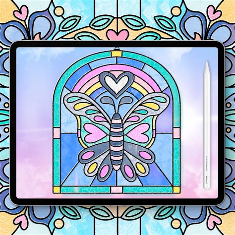 Stained Glass Art In Procreate Dawn Nicole Lettering Shop