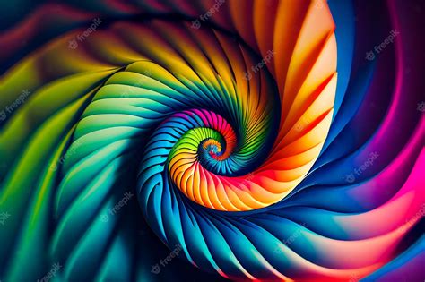 Colorful Hypnotic Spiral