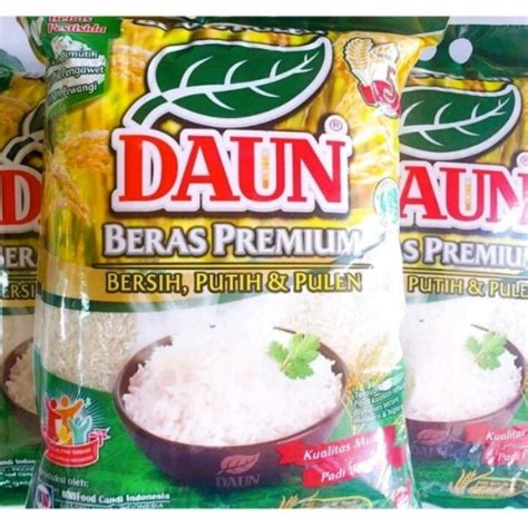 Jual Beras Daun Premium Kemasan Kg Shopee Indonesia