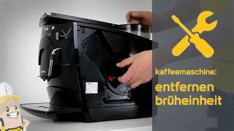 Entfernen der Brüheinheit Ihrer Kaffeemaschine Ersatzteilercenter de