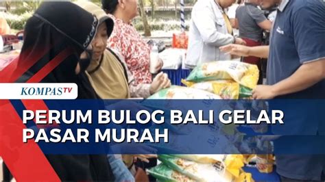 Harga Beras Kian Melambung Pasar Murah Digelar Di Jembrana Dan