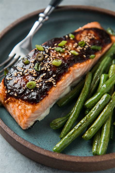 Baked Salmon With Ginger Miso Glaze Will Cook For Friends