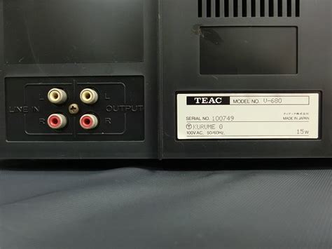 動作確認済み★teac ティアック カセットデッキ V 680 3ヘッド★ 日本代购买对网