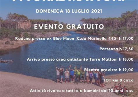 Marina Di Ginosa Cicloescursione A Torre Mattoni Assieme Ai Membri