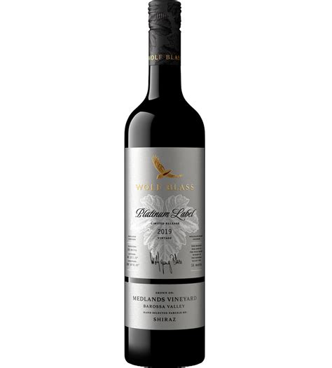 Wolf Blass Platinum Label Medlands Vineyard Barossa Valley Shiraz