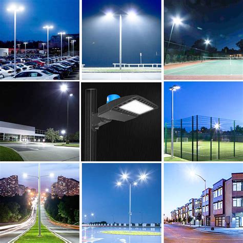 W Led Parking Lot Commercial Street Pole Light Outdoor Shoebox Area