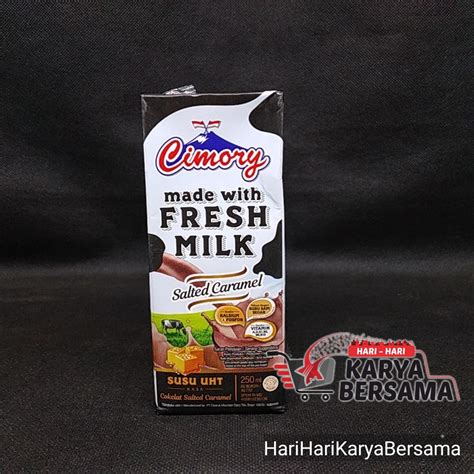 Jual Cimory Susu Uht Fresh Milk Salted Caramel Ml Shopee Indonesia