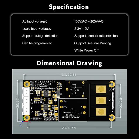 Buy Bigtreetech Relay V Automatic Shutdown Module After Printing