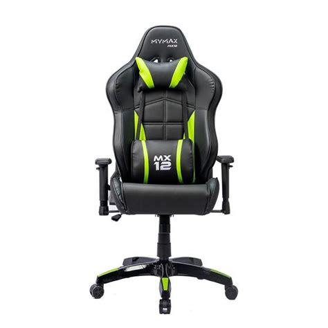 Cadeira Gamer Mx Giratoria Preto Verde Mymax Cadeira Gamer