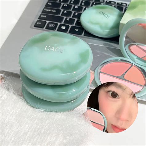 Jual Perona Pipi Tiga Warna Matte Pencerah Makeup Nude Harian Susu Bubuk Warna Ekspansi Saturasi