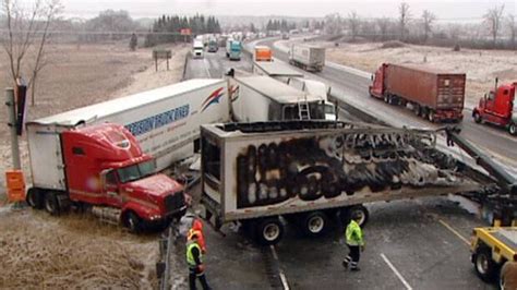 Highway 401 Westbound Reopens After Tractor Trailer Crash CBC News