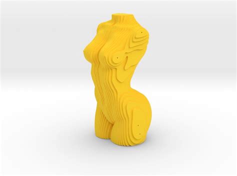 Sliced Female Torso Model 3d Model 3d Printable Cgtrader