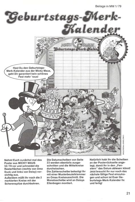 birthday calendar