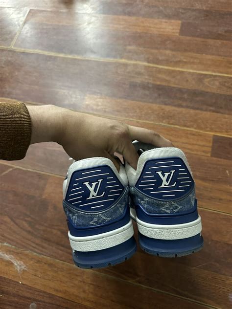 Louis Vuitton Louis Vuitton LV Trainer Low Monogram Denim EBay