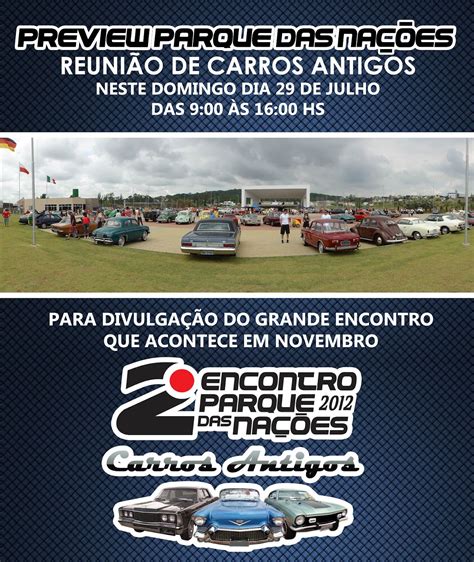 Antigo e Cia Blog de Carros Antigos Reunião Preview PARQUE DAS