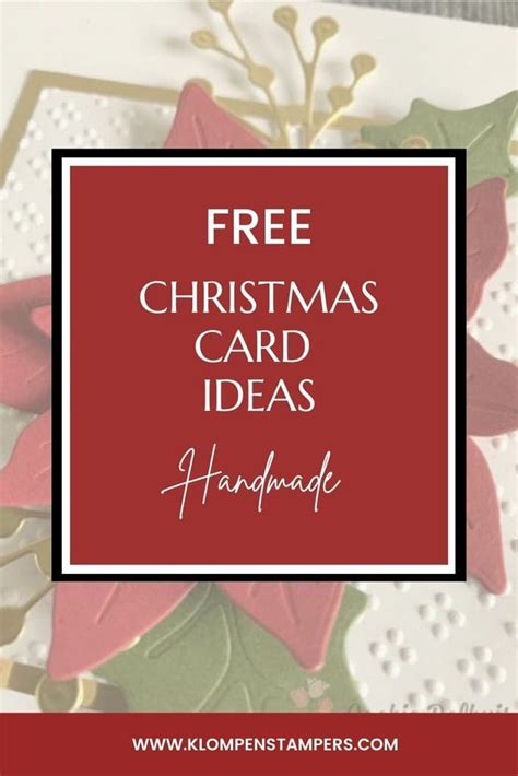 Free Christmas Card Ideas To Kick Start Your Holiday Crafting Session