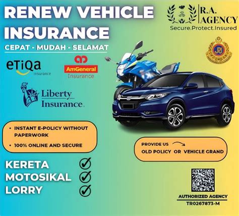 RENEW KERETA INSURANS MURAH CAR INSURANCE INSURANS MOTORSIKAL