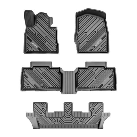 Lasfit Ford Explorer Mats 2020 2023 Custom Floor Mats Tpe Material 1st And 2nd And 3rd Row Fit For