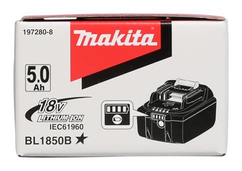 Akumulators BL1850B Li Ion 18V 5 0Ah LXT197280 8 Makita SPECS