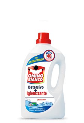 Omino Bianco Detersivo Liquido Lavatrice Lavaggi Piazza Mercato Casa