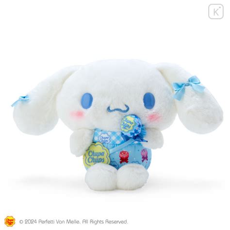 Japan Sanrio Original Plush Toy Cinnamoroll Chupa Chups 2 Kawaii