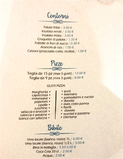 Ristorante Trattoria Alano Alani S Full Menu Online