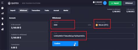 Quotex Withdraw