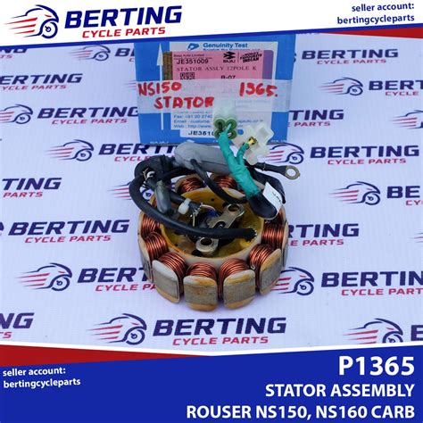 STATOR ASSEMBLY Rouser NS150 NS160 Carb Type Genuine JE351009 Shopee