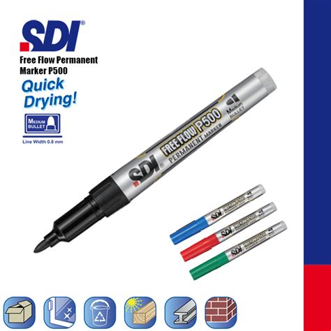 Jual Spidol Permanen Permanent Marker Sdi P Shopee Indonesia