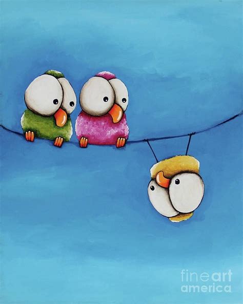 Whimsical Bird Painting Upside Down By Lucia Stewart Watercolor Cards Watercolor Paintings