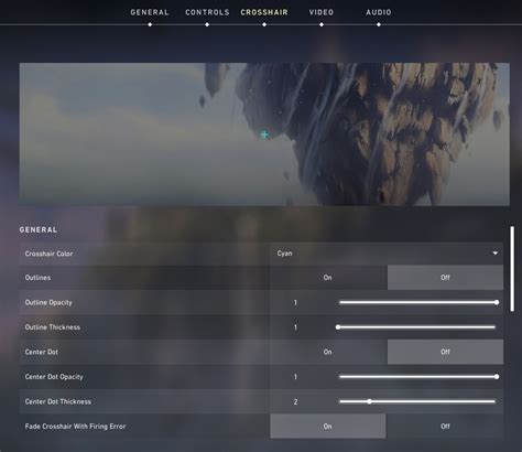Valorant Crosshair Outline