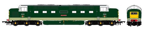 Accurascale Class 55 Deltic Br Green D9018 Ballymoss Acc2788 Acc2794 Dcc