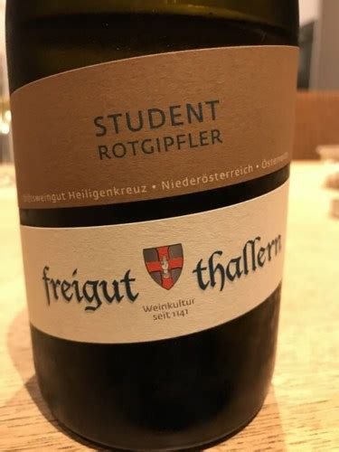 Freigut Thallern Student Rotgipfler Vivino US