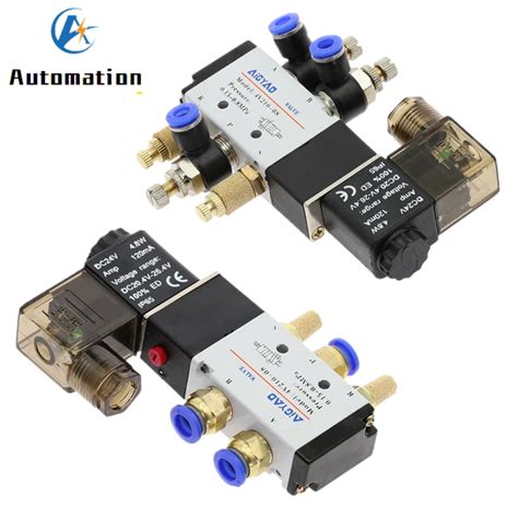 Pneumatic Electric Solenoid Valve Air Control Magnetic Valve Dc24v 8mm