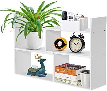 Desk Shelf Organiser Adjustable Desktop Bookshelf Desktop Organizer