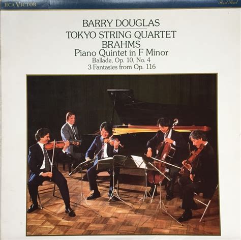 RCA Victor Red Seal Douglas Brahms Quintet Piano Pieces