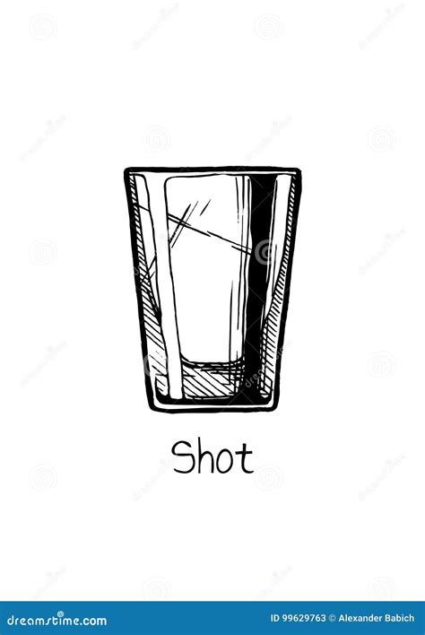 Illustration Of Shot Glass Stock Vector Illustration Of History 99629763