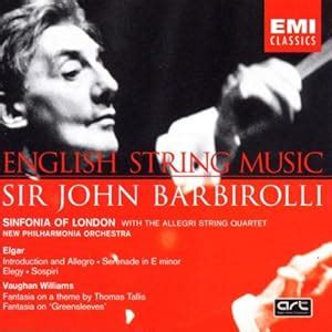 John Barbirolli Conducts English String Music Amazon Co Uk Cds Vinyl