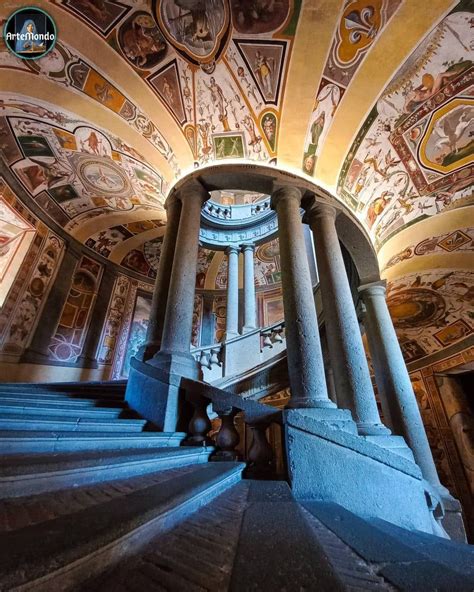 Arte Mondo On Instagram La Scala Regia Di Palazzo Farnese Caprarola