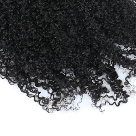 Msbuy B C Kinky Curly Ponytails Extensions One Piece Mongolian Clip