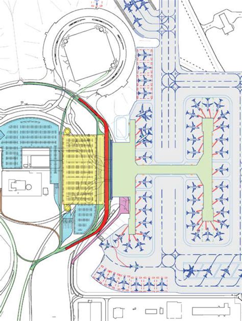 MCI Airport Terminal Map