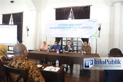 InfoPublik Tahun 2023 BPJS Ketenagakerjaan Gorontalo Targetkan 80