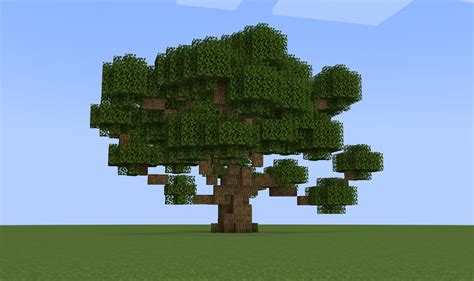 There S A Beautiful Oak Tree I Drive By Every Day I Tried To Recreate It In Minecraft R