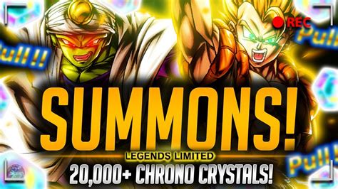 Ll Revival Pikkon Super Gogeta Live Chrono Crystal Summons