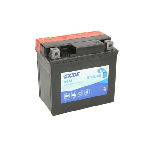 Aku Exide ETX5L BS YTX5L BS 12V 4Ah Motokaubad