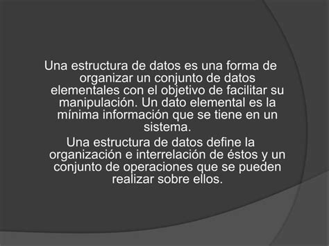 Algoritmos Y Estructura De Datos PPT