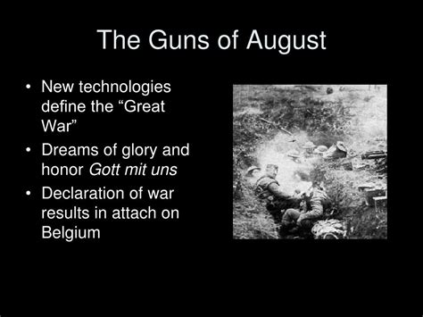 Ppt The Great War The World In Upheaval Powerpoint Presentation