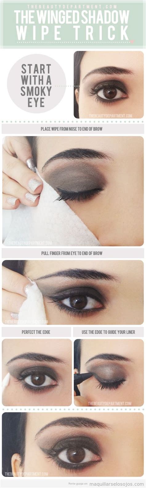 Maquillaje De Ojos Con Sombra Efecto Alado Un Truco Estupendo