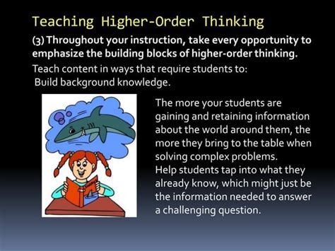 Teaching Higher Order Thinking 21st Century Skills PPT